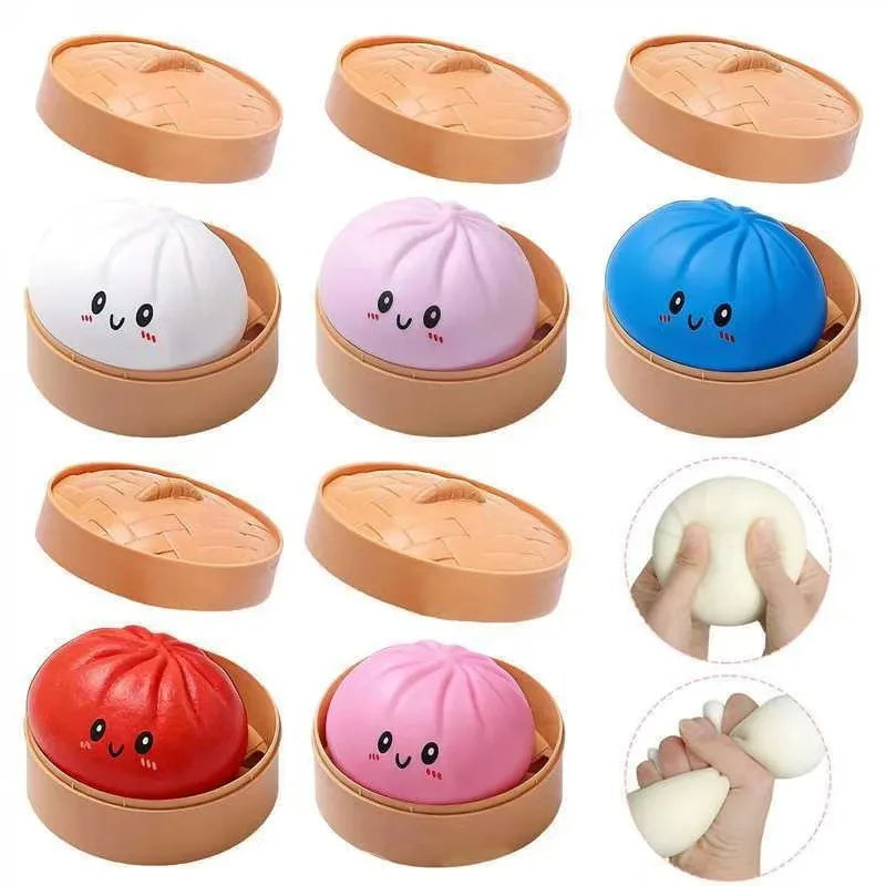 Colorful Simulated Dumpling Squishy