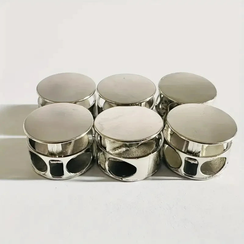 6-Pack No-Tie Shoelace Locks: Spring-Loaded