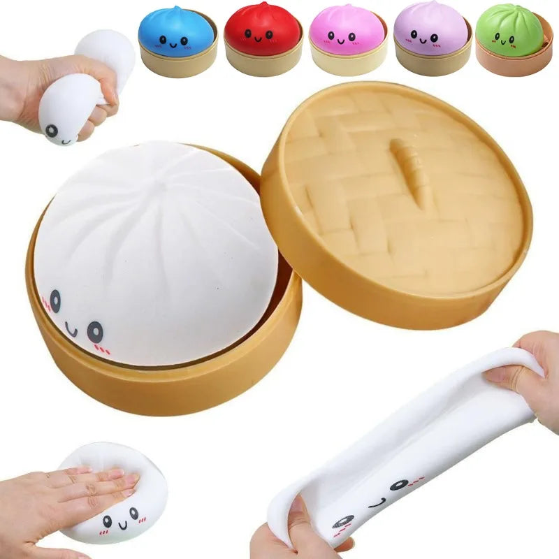 Colorful Simulated Dumpling Squishy