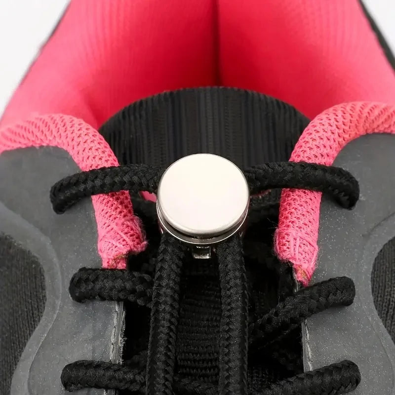 6-Pack No-Tie Shoelace Locks: Spring-Loaded