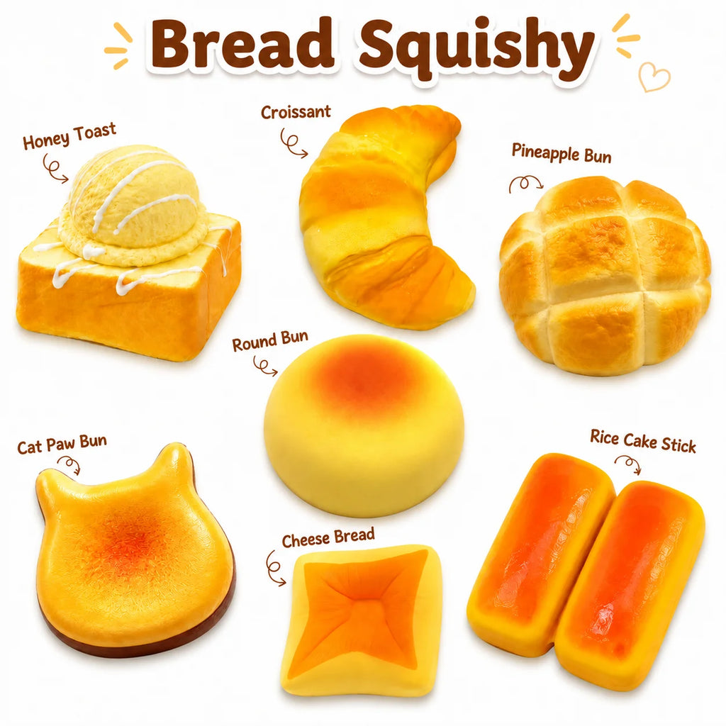 Assorted Bread Squishy