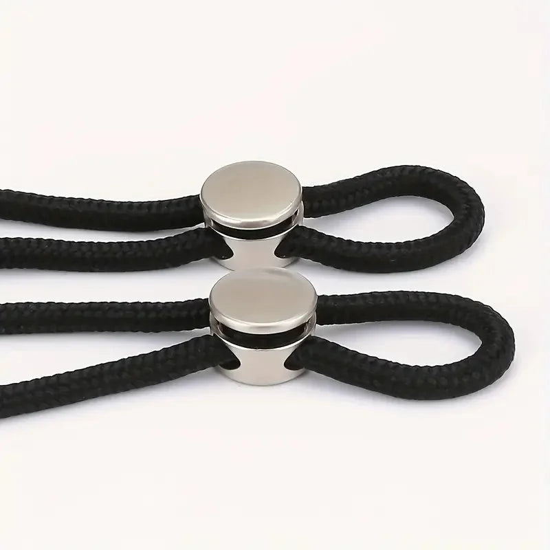 6-Pack No-Tie Shoelace Locks: Spring-Loaded